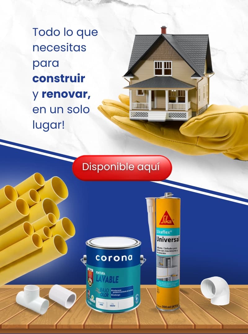 Todo lo que necesitas para construir y renovar, en un solo lugar