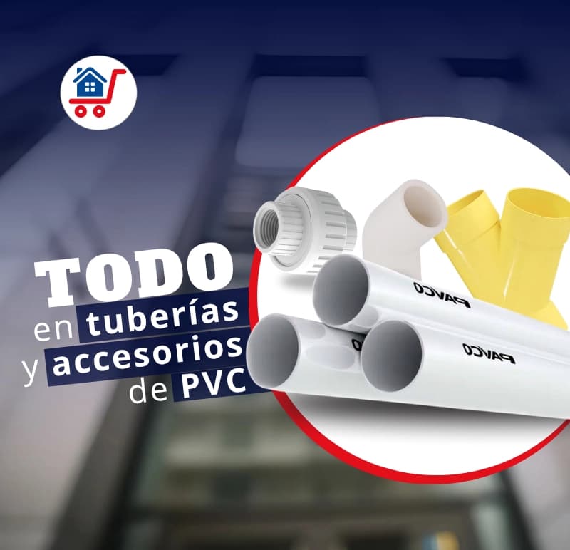 Todo en tuberías y accesorios de PVC