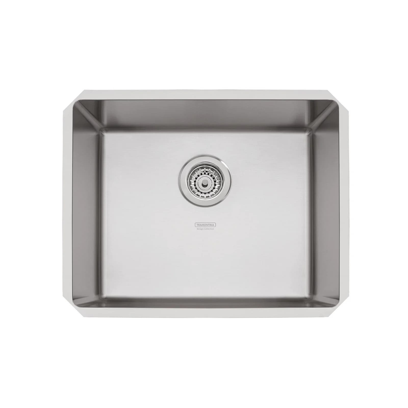 Lavaplatos Submontar Tramontina Acero Inoxidable 50x40x18 cm Válvula Incluida