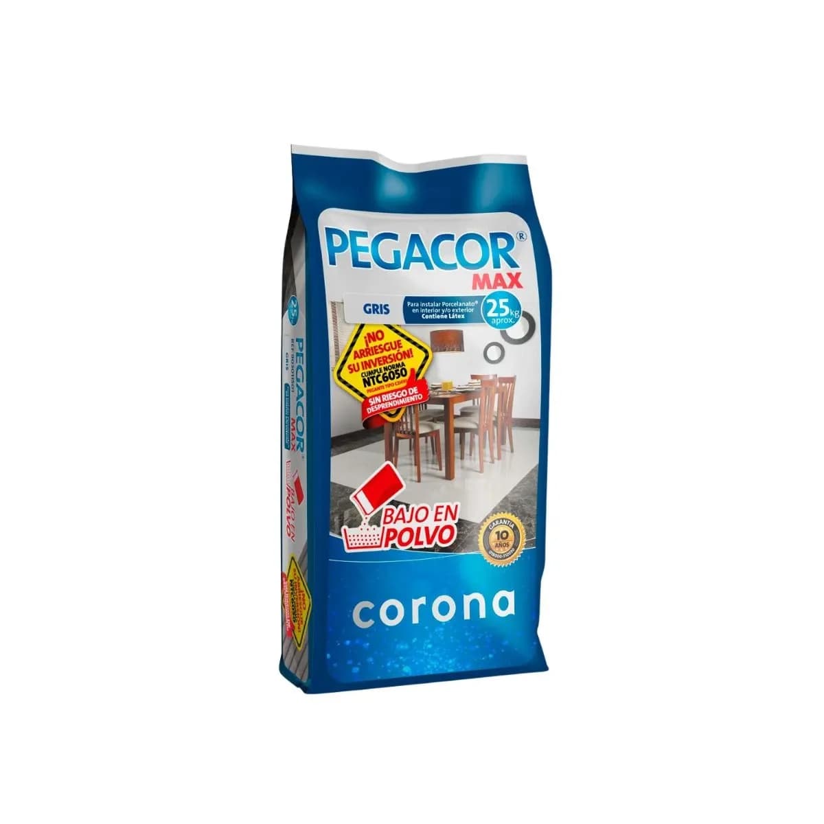 Pegacor Max Gris x 25 kg