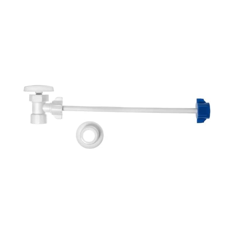 Acople Flexible Sanitario Dicol con Válvula Regulación 1/2 Pulgada