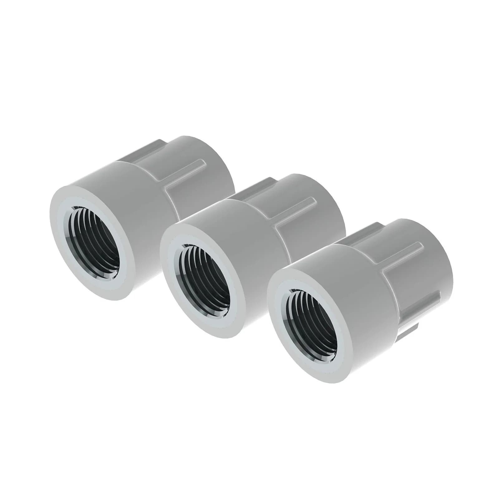 Adaptador Macho PVC PCP con Inserto Metálico 1/2 Pulgada - Paquete x 3
