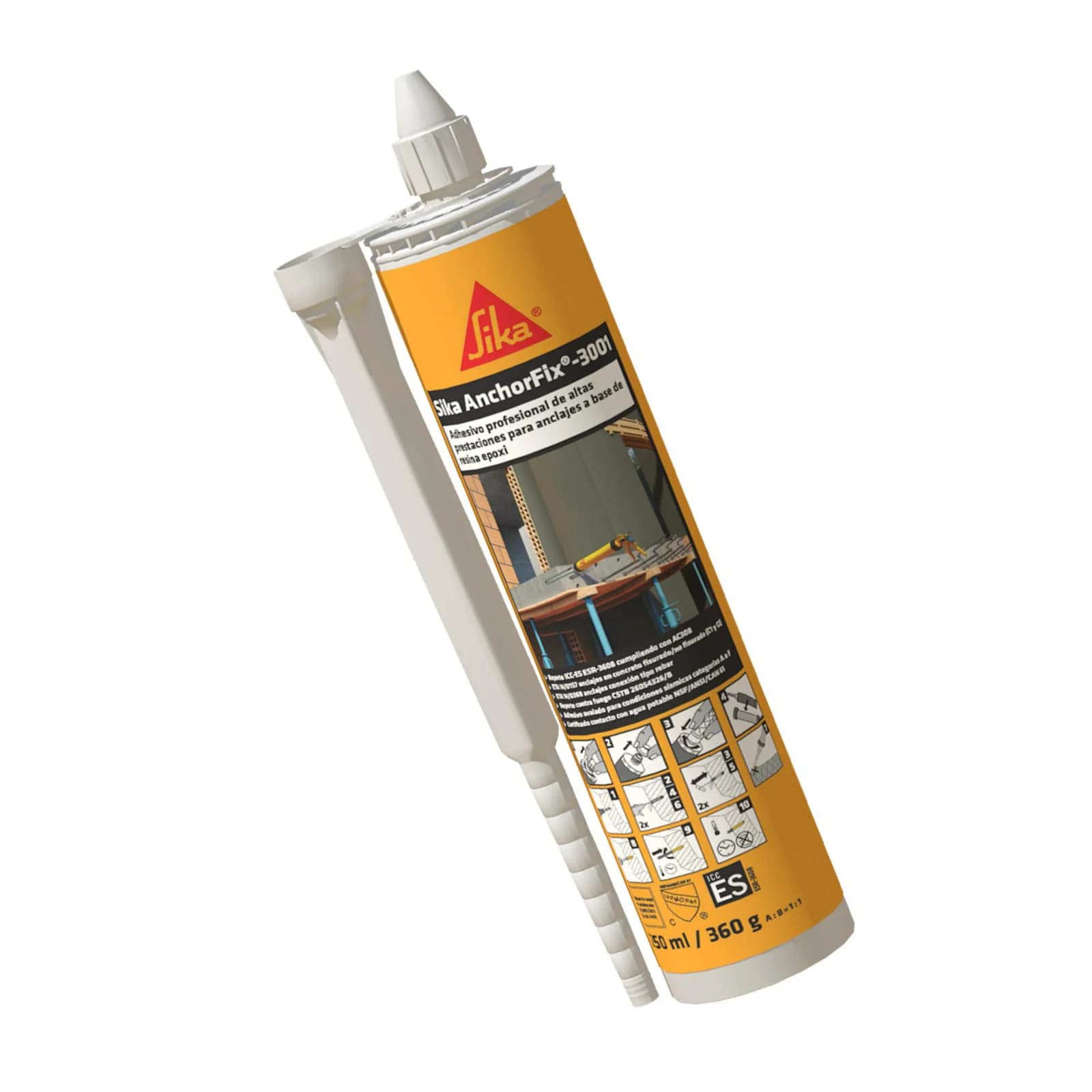 Adhesivo Epóxico Sika AnchorFix-3001 600 ml
