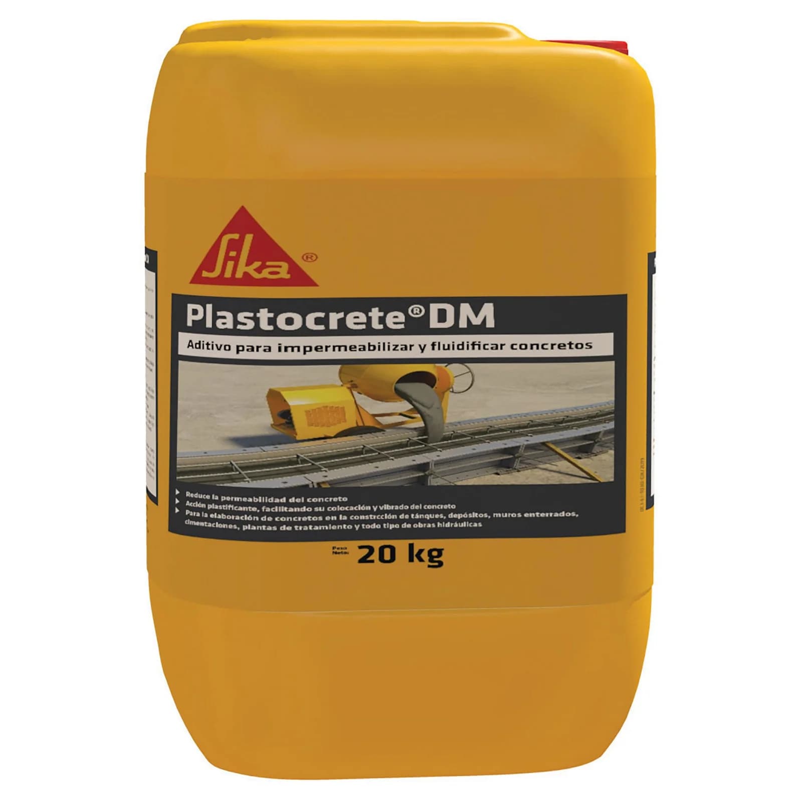 Aditivo Impermeabilizante Sika Plastocrete DM 20 kg