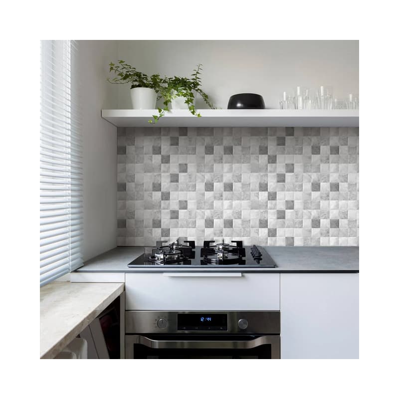 Base Decorada Corona Chipre Gris 20.5x60 cm