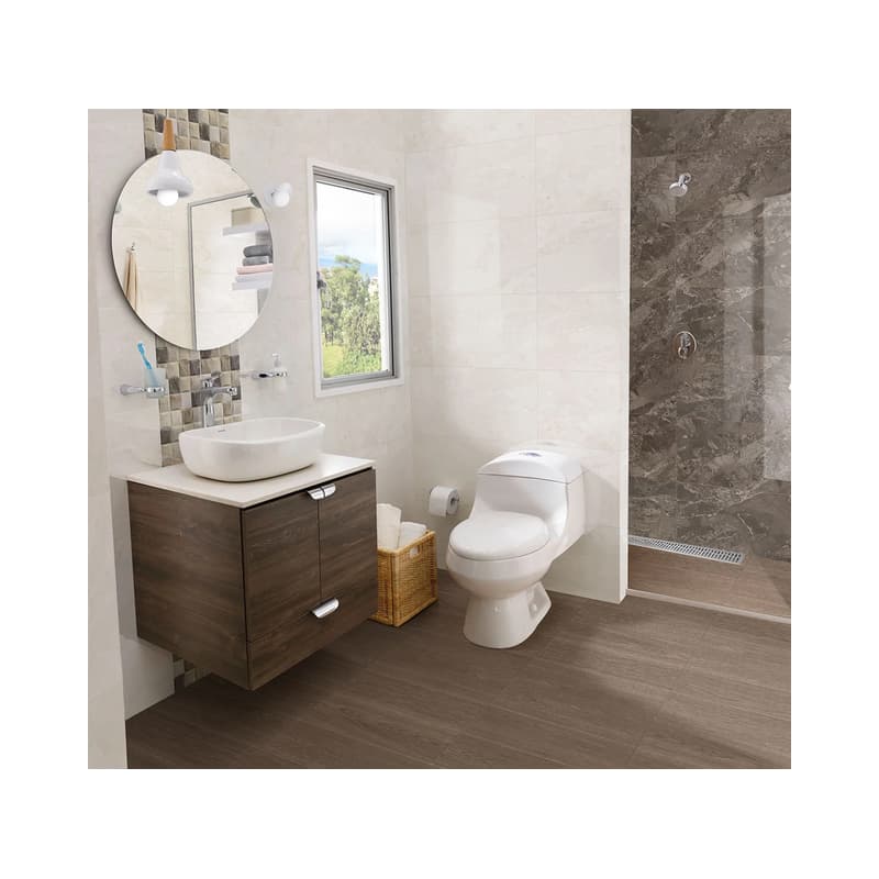 Base Decorada Corona Chipre Taupe 20.5x60 cm