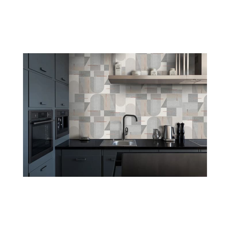Base Decorada Corona Vértice Multicolor 30x75 cm