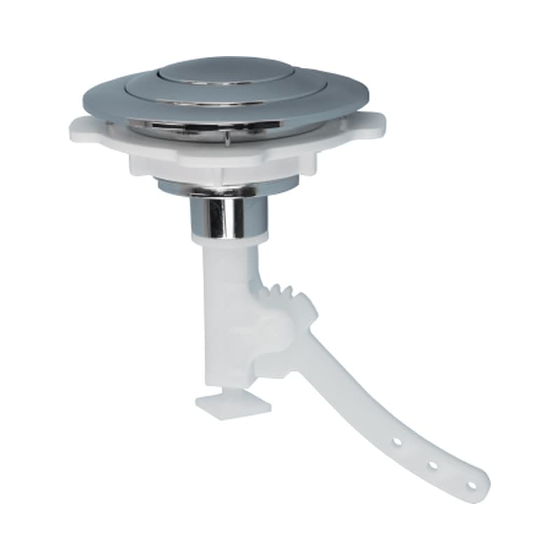 Botón Superior Universal para Válvulas de Descarga Tradicionales Coflex con Acabado Cromado y Ajuste Multidiametro