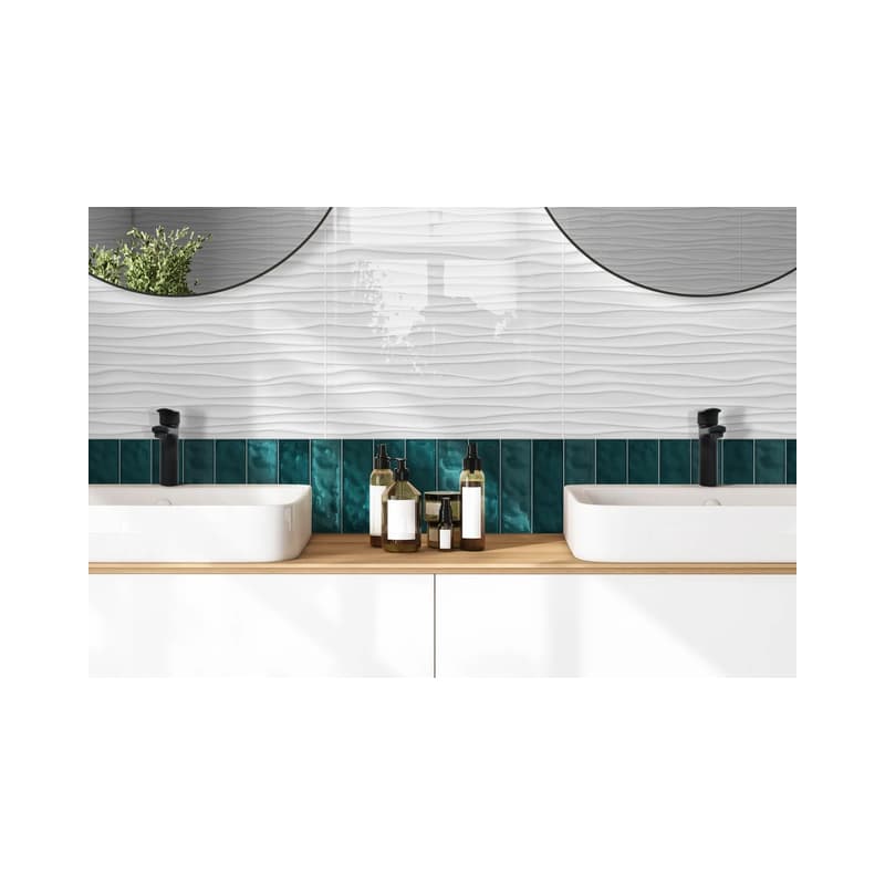Cerámica para Pared Corona Nursia Blanco 30x60