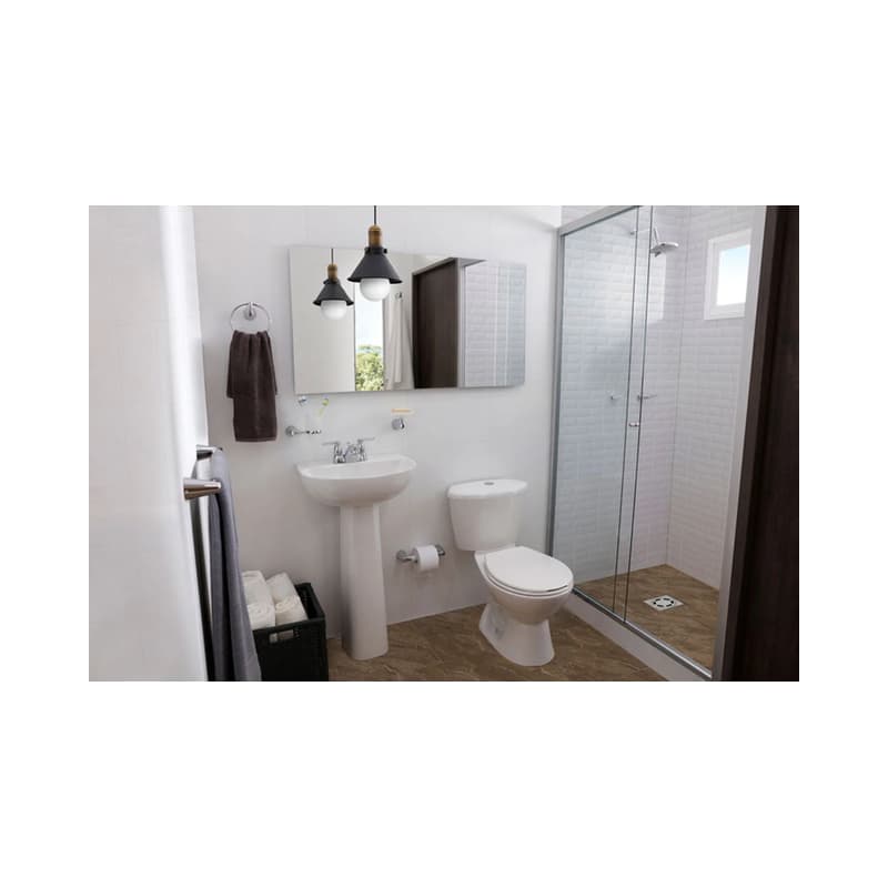 Cerámica Pared Plana Corona Blanco 30x45