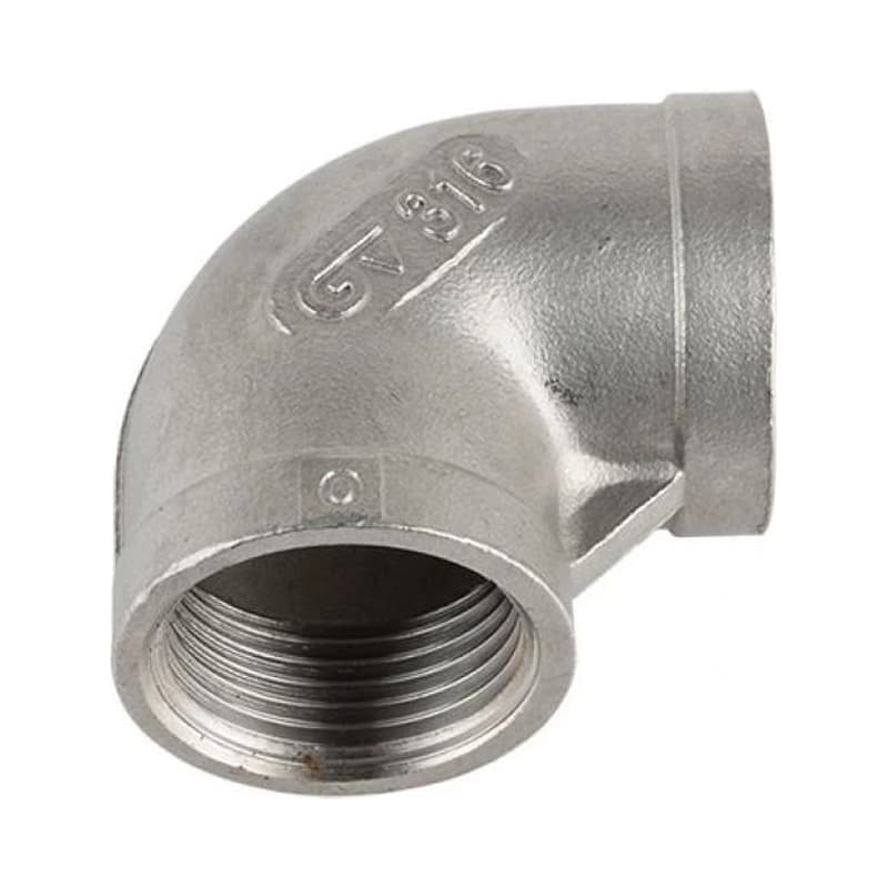 Codo Acero Inoxidable 1 1/2 x 90 Grados