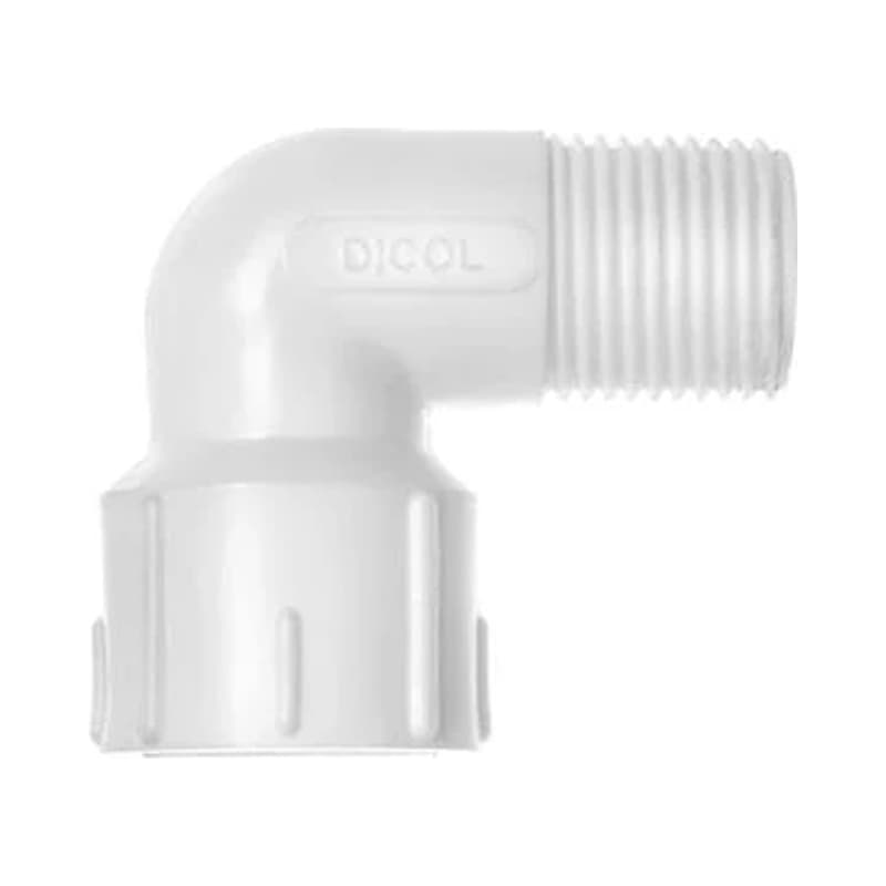 Codo Mh Dicol PVC Presión 1/2 x 3/4 Pulgada