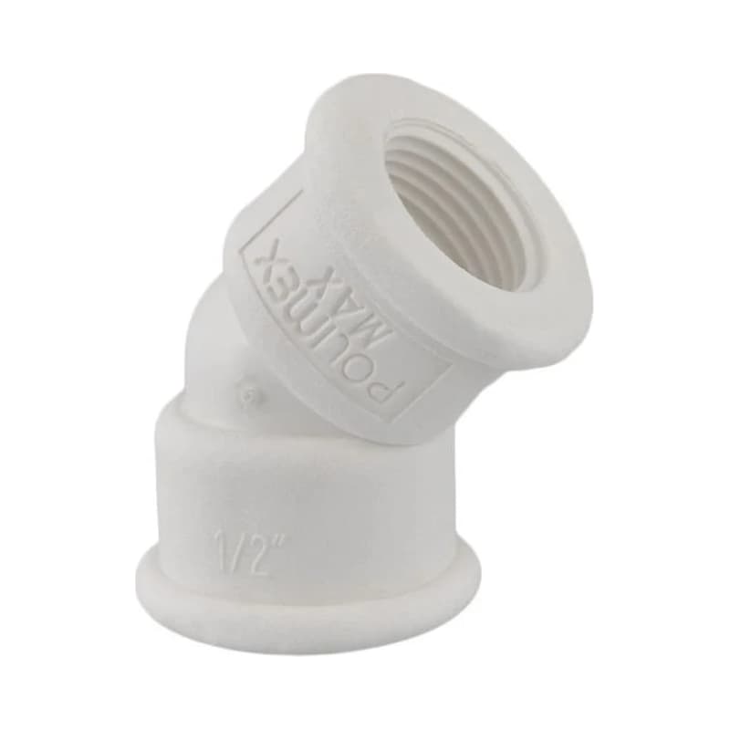 Codo PVC Presión Dicol 1/2 Pulgada 45 Grados