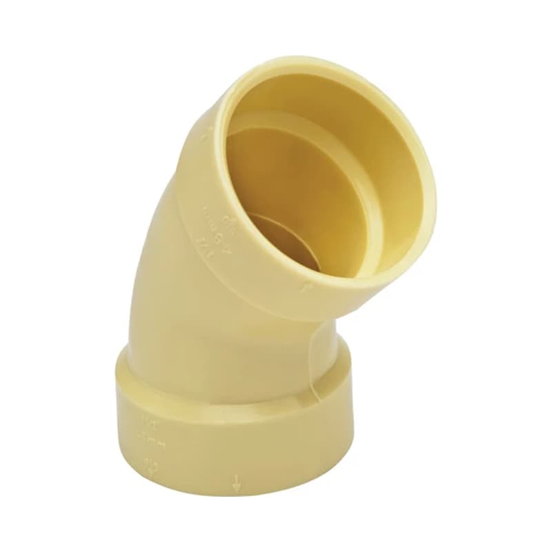 Codo Sanitario PVC Pavco CxC 10x45 Grados