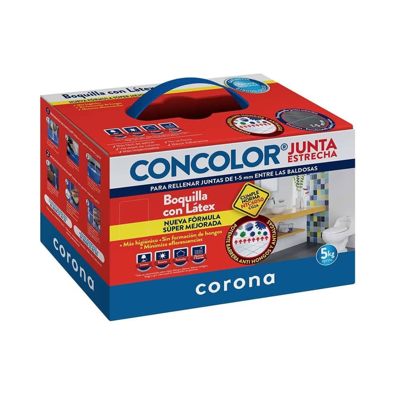 Concolor Látex Negro Corona 5 kg