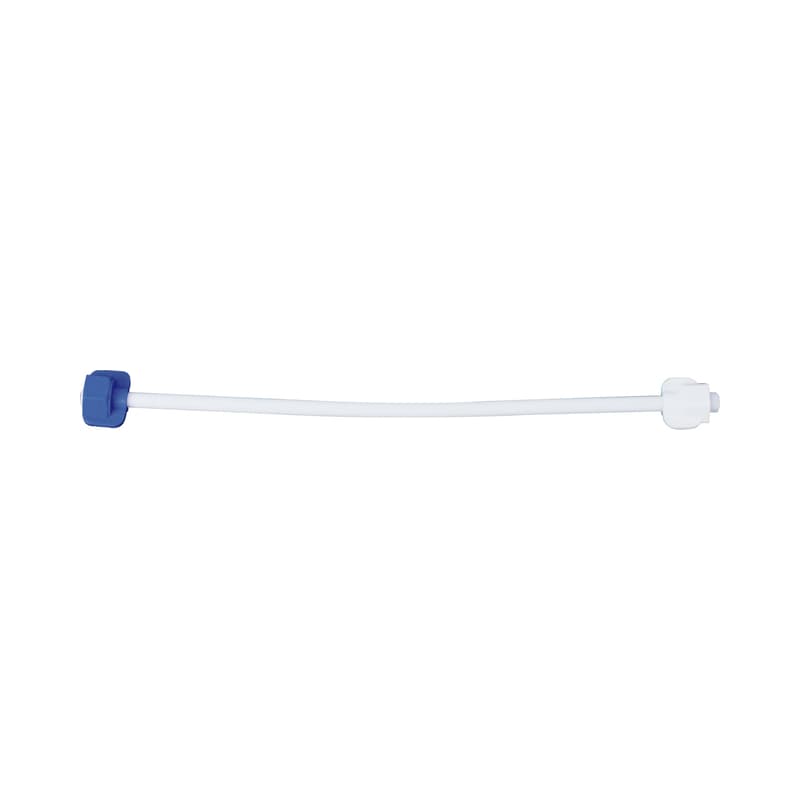 Conector Flexible para Sanitario Gricol de 40 cm en Polietileno con Conexión Hembra 1/2" x 7/8" y Alta Resistencia a la Corrosión