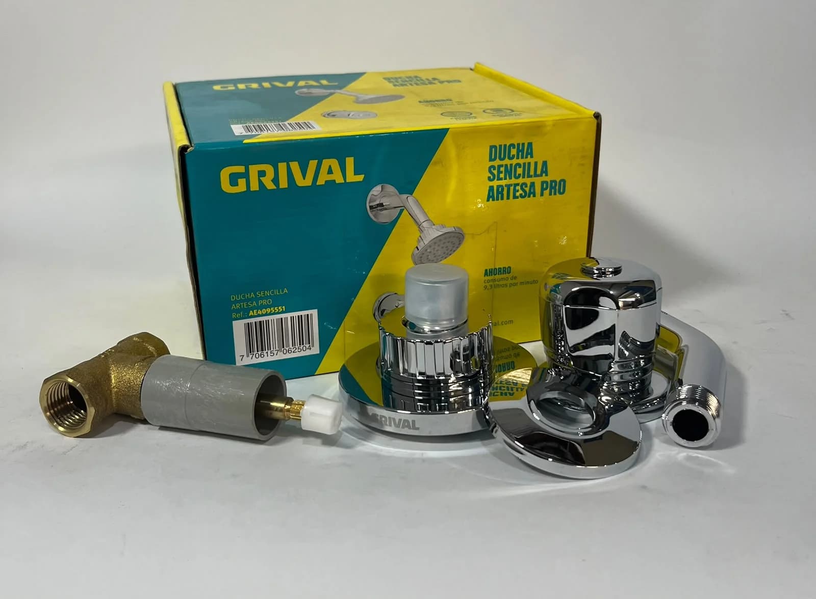 Conjunto de Ducha Sencilla Línea Artesa Pro Grival