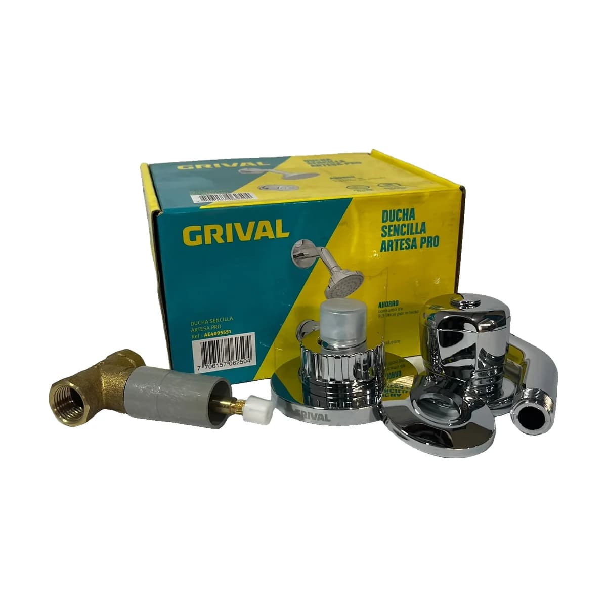 Conjunto de Ducha Sencilla Línea Artesa Pro Grival