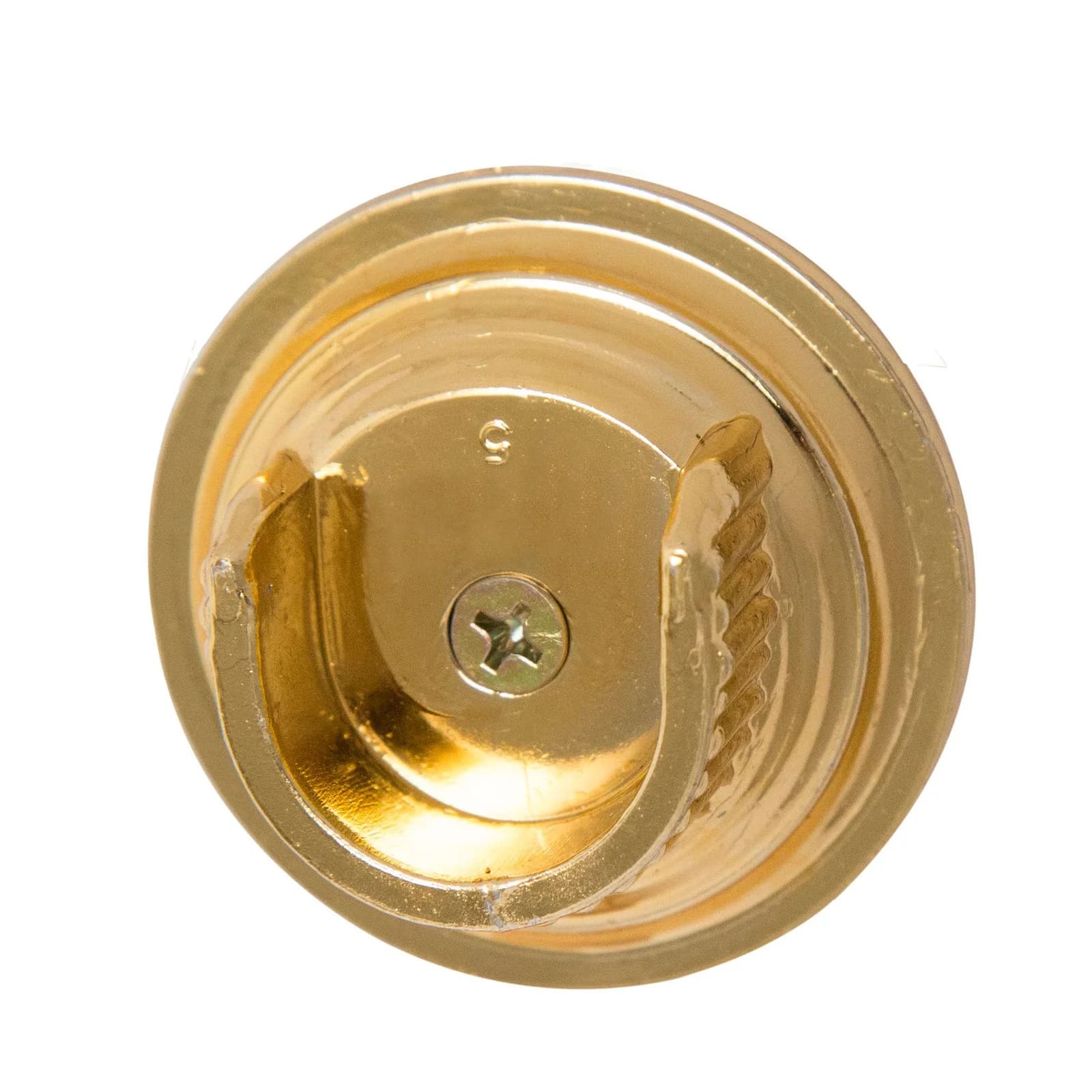 Cortinero Plafón 1 Pulgada Dorado en U - Unidad - Paquete x 2