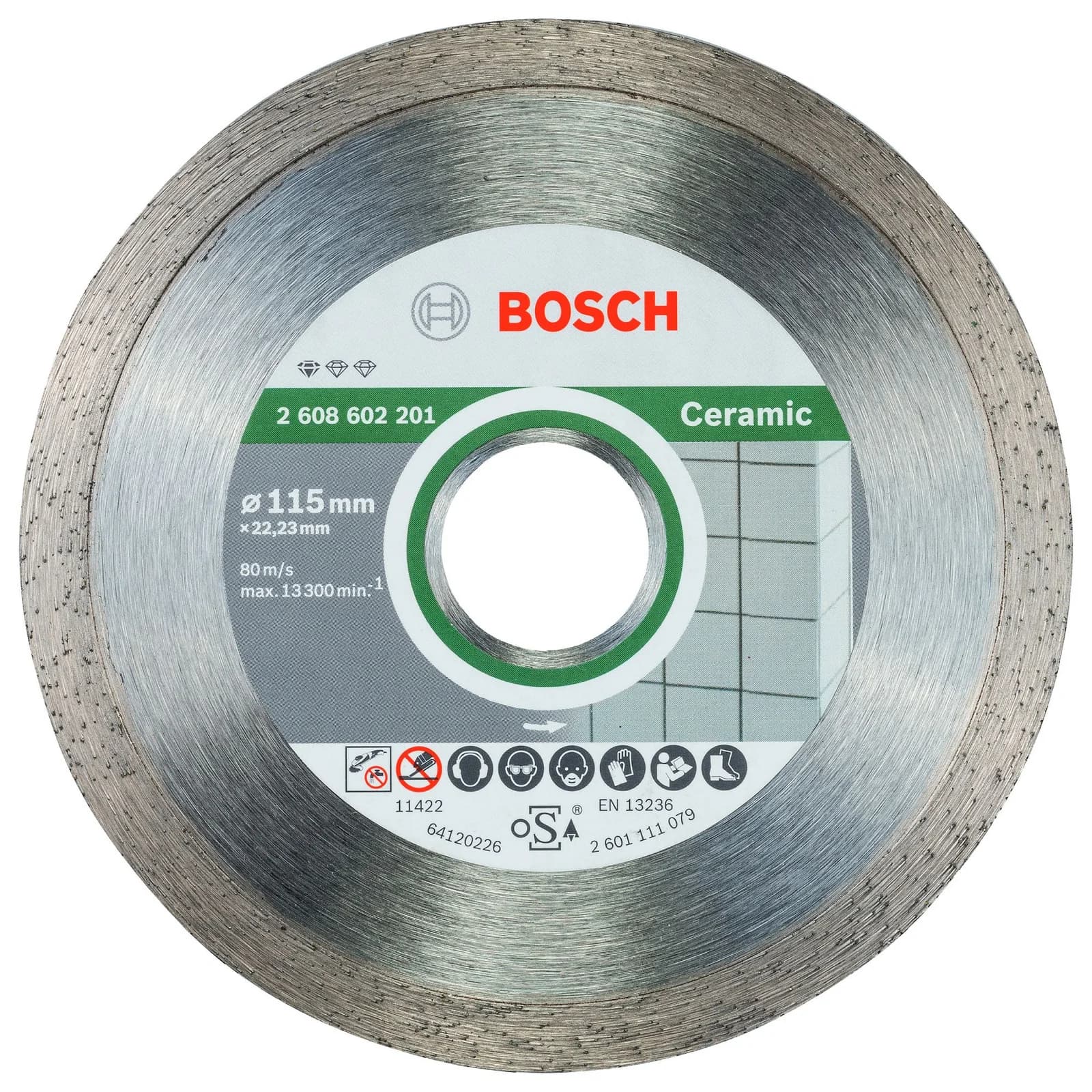 Disco Para Cerámica Y Azulejo Bosch 4 1/2 Pulgadas