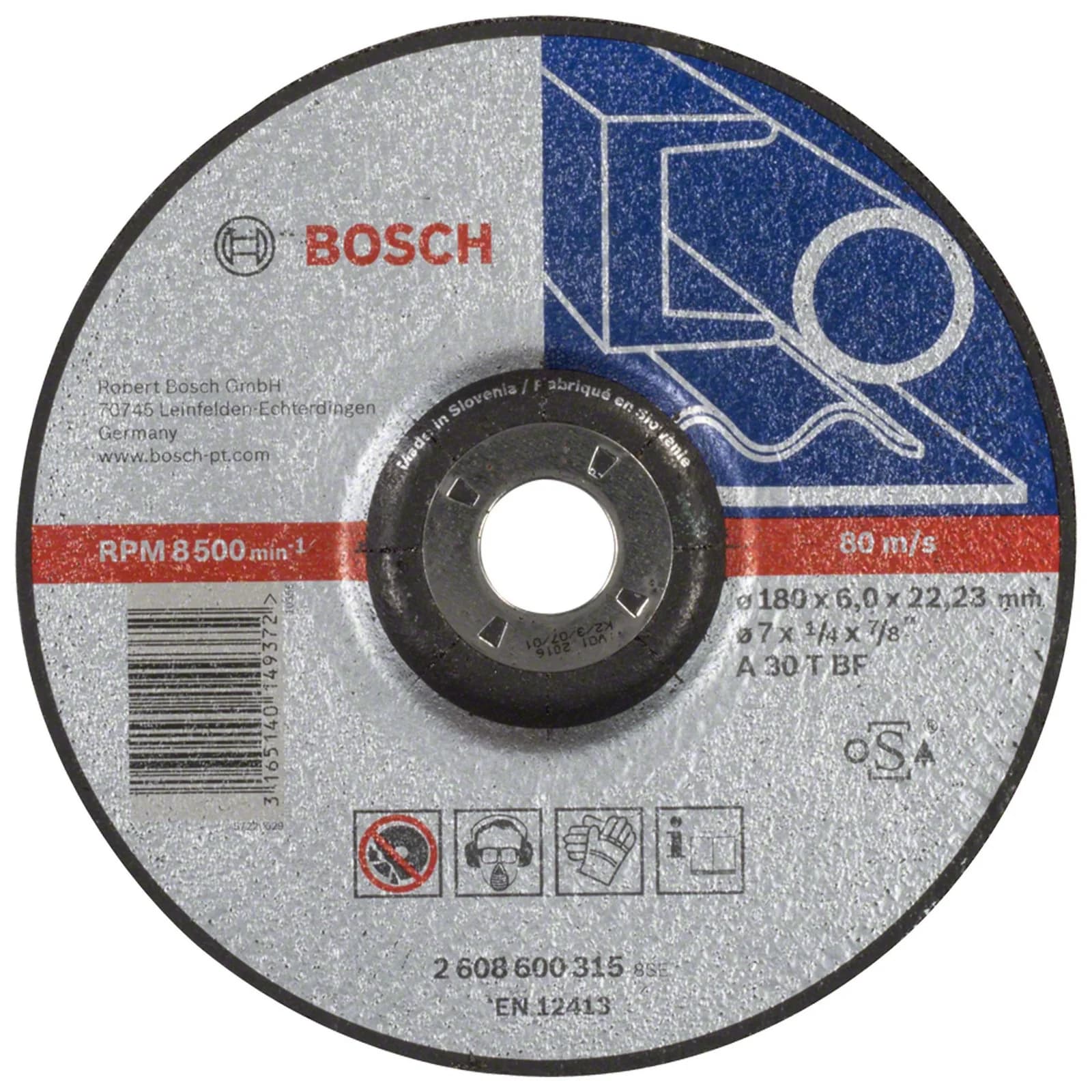 Disco de Pulir Metal Bosch Expert 7 x 1/4 Pulgadas - Paquete x 20