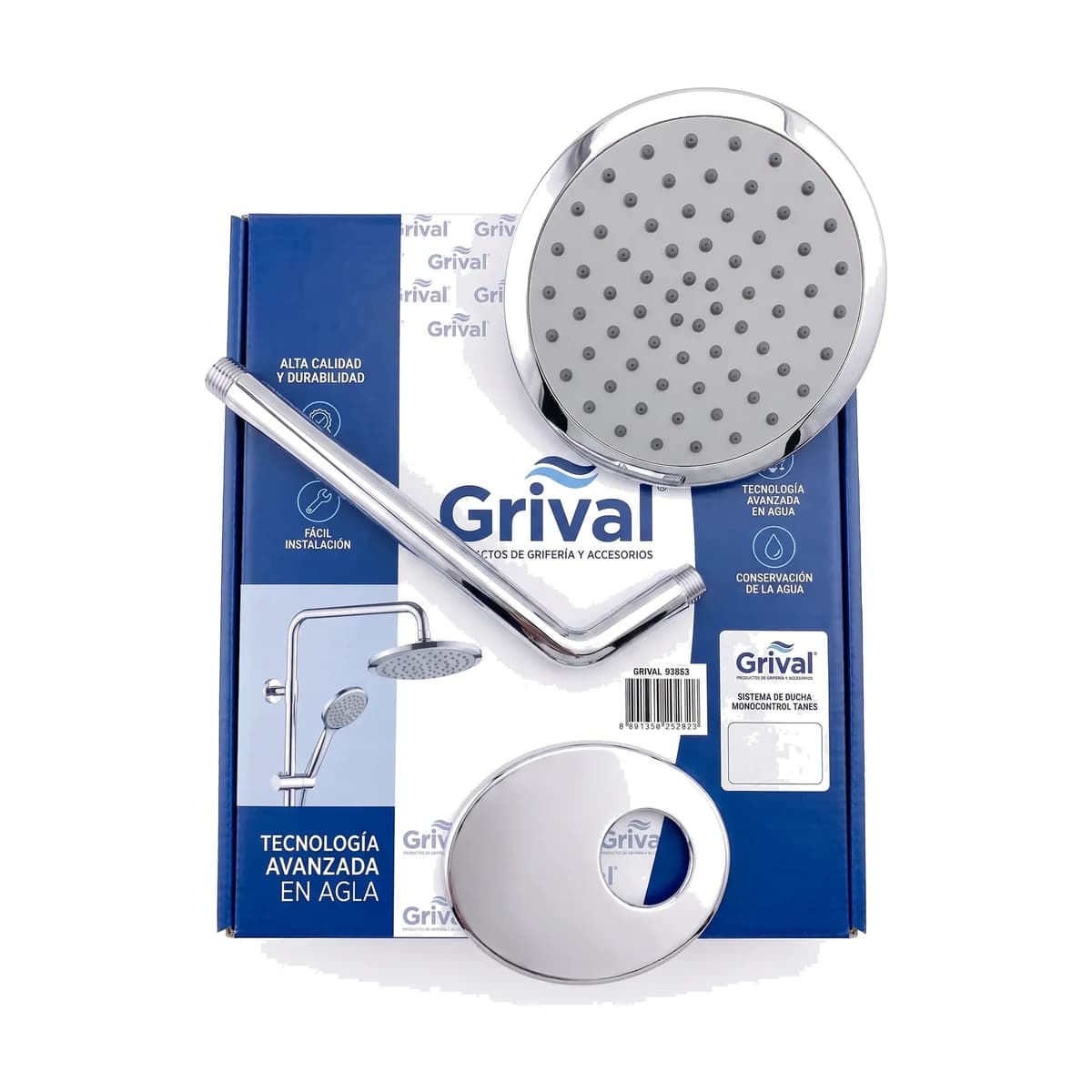 Ducha Monocontrol sin Salida a Bañera Grival Misuri