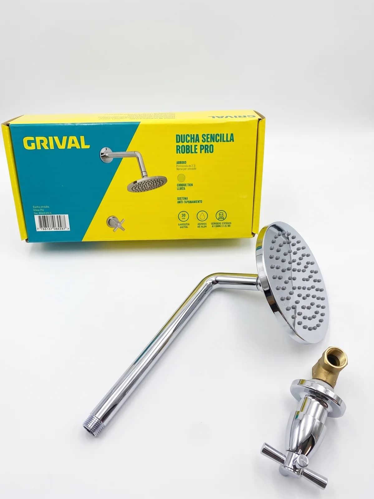 Ducha Sencilla Grival Roble con Regadera Koral