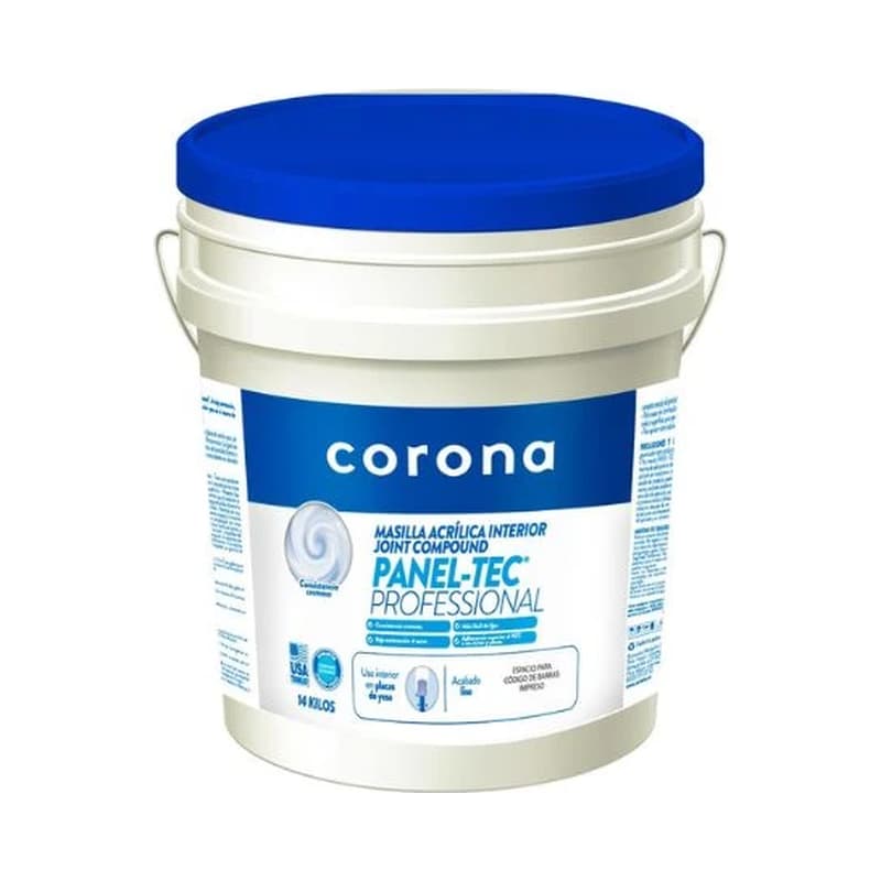 Estuco Profesional Corona Panel Tec Balde 14 kg