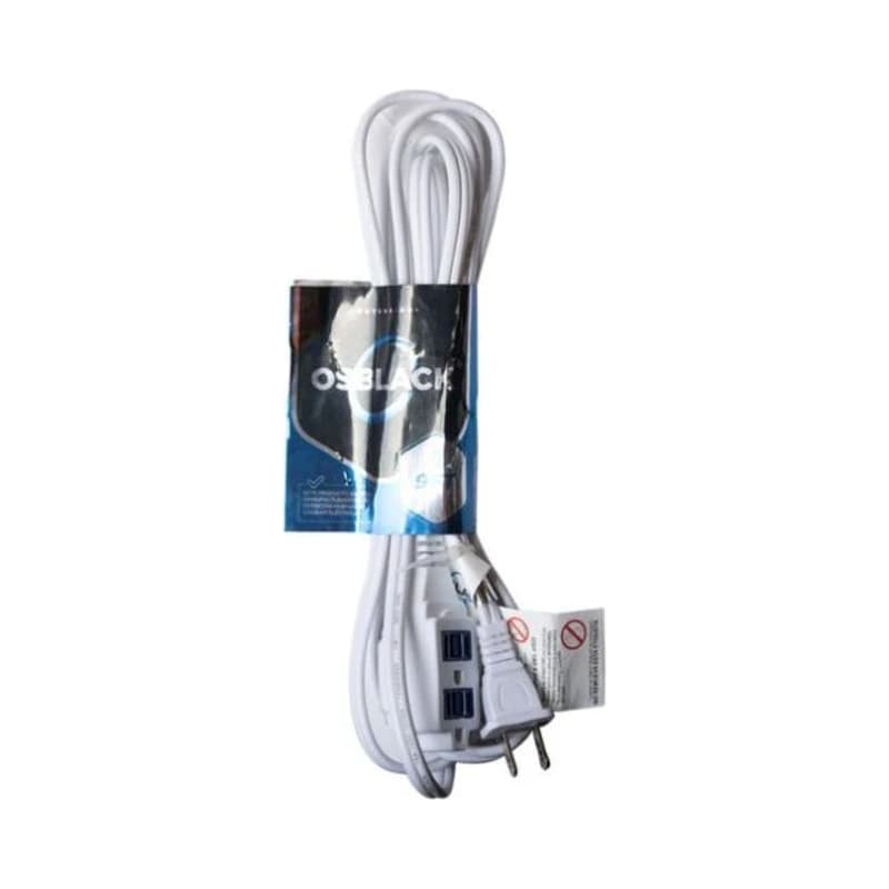 Extensión Eléctrica Melexa Blanca 9Ft