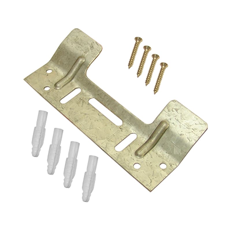 Grapa para Lavamanos Coflex en Acero Inoxidable de Alta Resistencia para Sujeción a Muro
