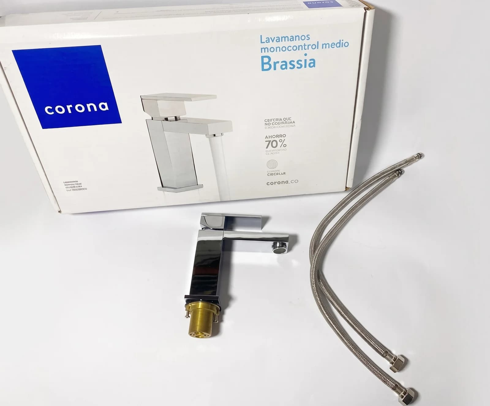 Grifería Lavamanos Monocontrol Torre Baja Brassia Grival