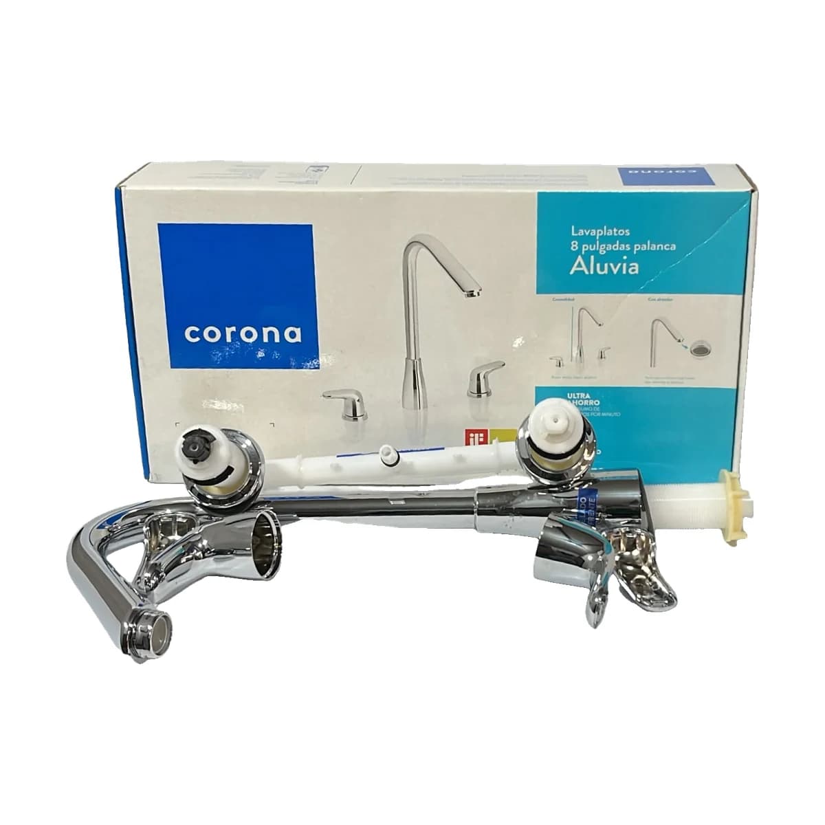 Grifería Lavaplatos 8" Línea Aluvia Palanca Grival - Unidad