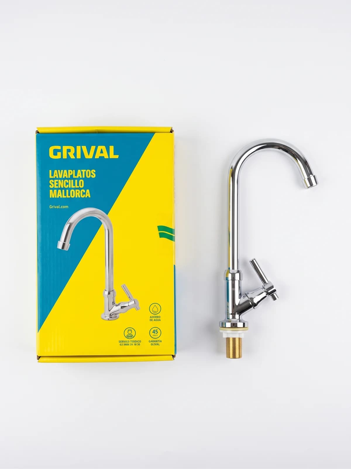 Grifería Lavaplatos Grival Mallorca Sencilla Palanca