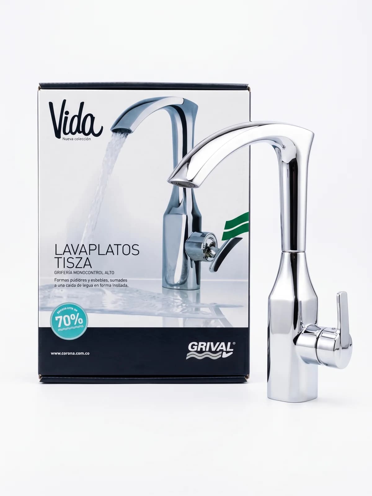 Grifería Lavaplatos Grival Tisza Monocontrol