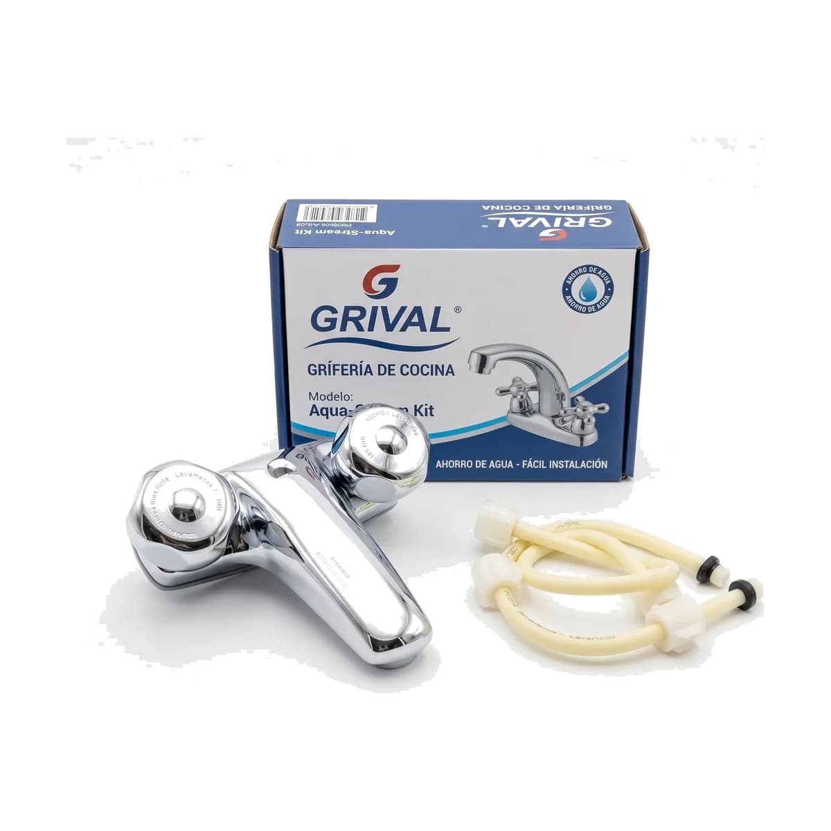 Grifería para Lavamanos 4" Línea Zaire con Griflex Grival - Unidad