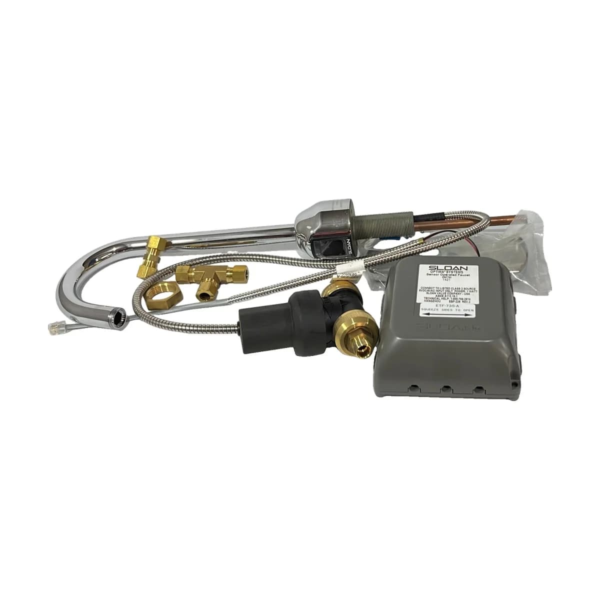 Grifería para Lavamanos Sensor Cuello de Ganso Grival