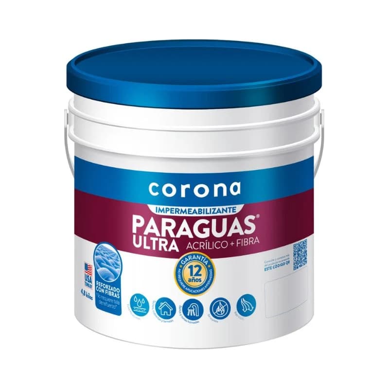 Impermeabilizante Corona Paraguas Ultra Gris Galón