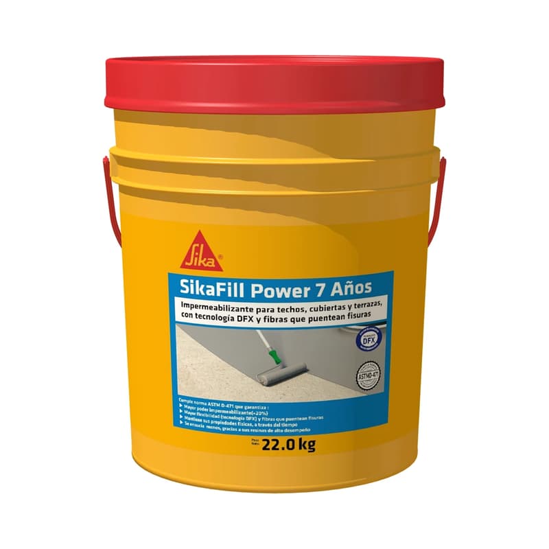 Impermeabilizante Sikafill Power Sika Blanco 22 kg