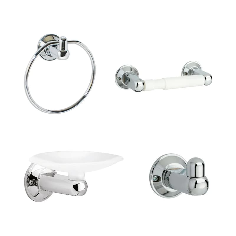 Juego Accesorios Baño Grival Nilo 4 Piezas
