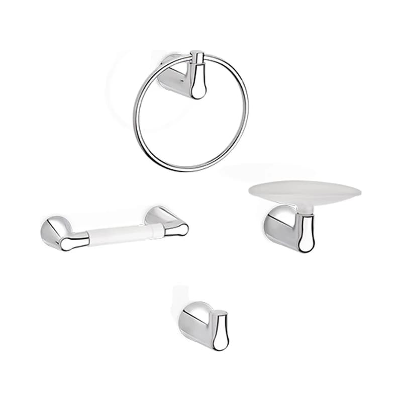 Kit Accesorios para Baño Grival Nogal 4 Piezas