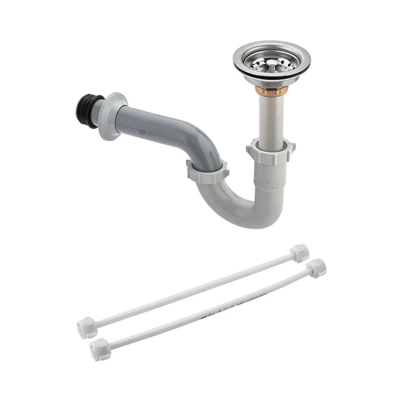 Kit Canastilla Sifón Grival Griflex 2 para Lavaplatos