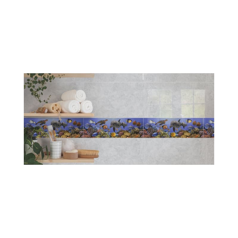 Listón Decorativo Corona Ubatuba Multicolor 15x45 cm