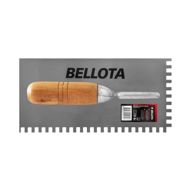 Llana Dentada Bellota 586 Mango Madera 12 mm