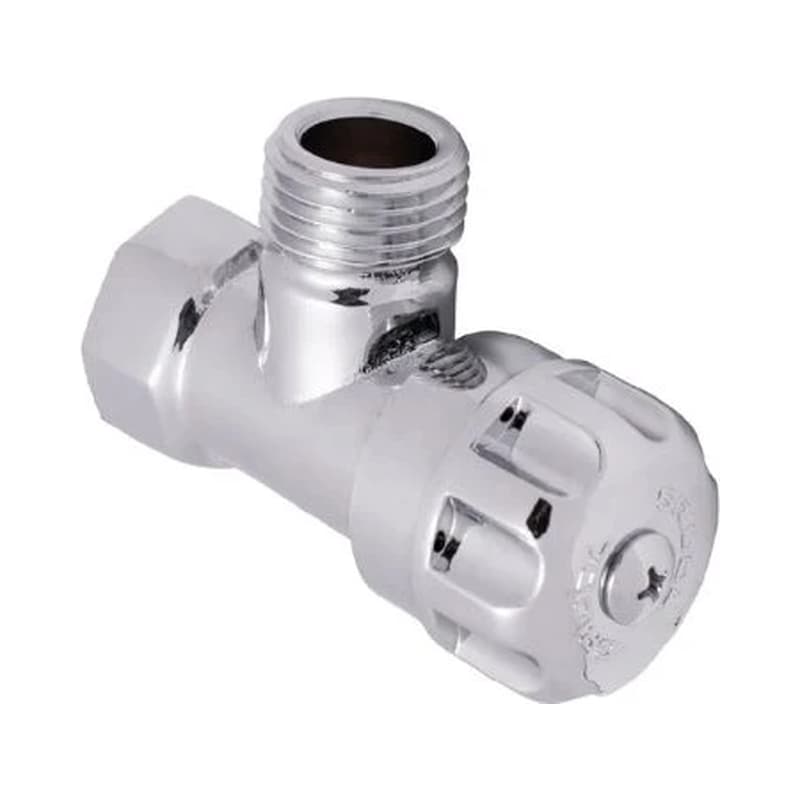 Llave de Abasto Gricol Cromada Metálica Conector Aluminio