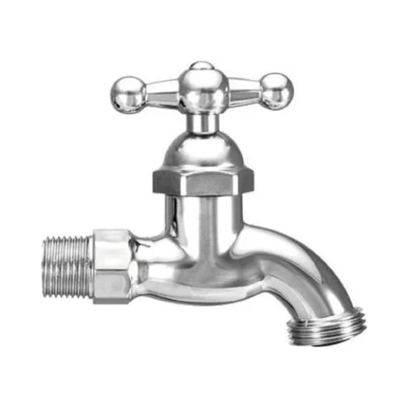 Llave Jardín Gricol Plástica Cromada