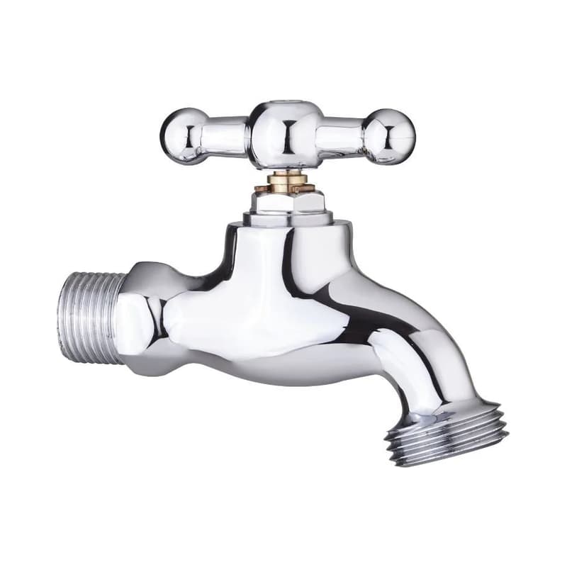 Llave Jardín Grival Pesada Cromo 1/2 Pulgada