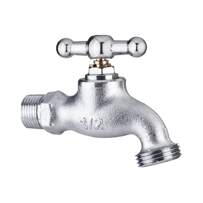 Llave Jardín Grival Pesada Satín 1/2 Pulgada