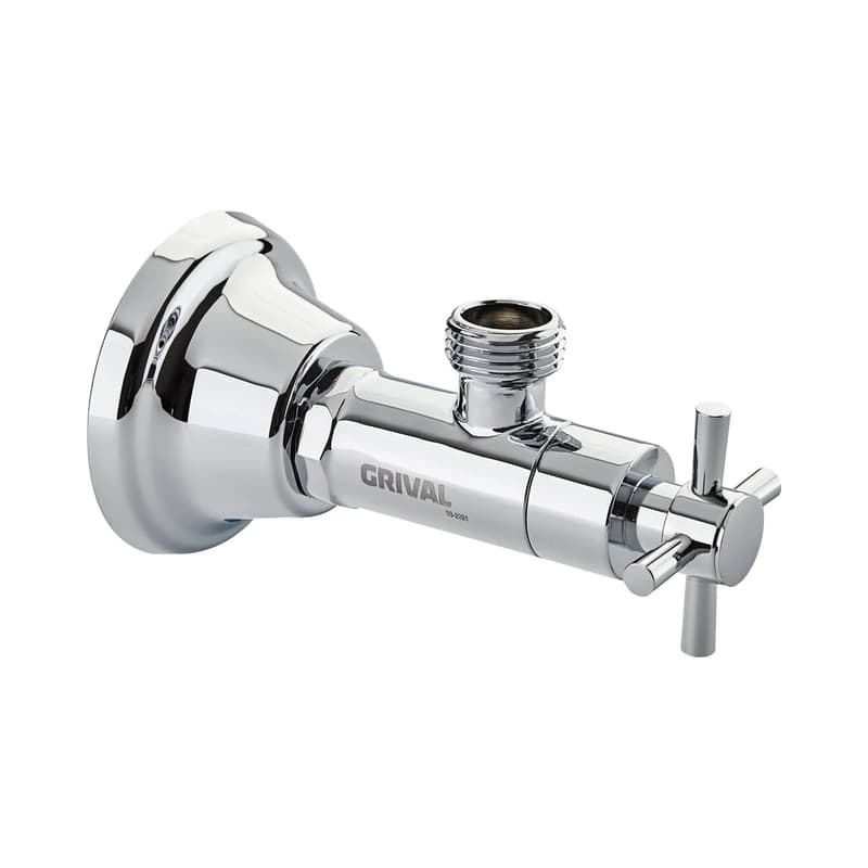 Llave Registro Metálica Grival Cromo 1/2x1/2