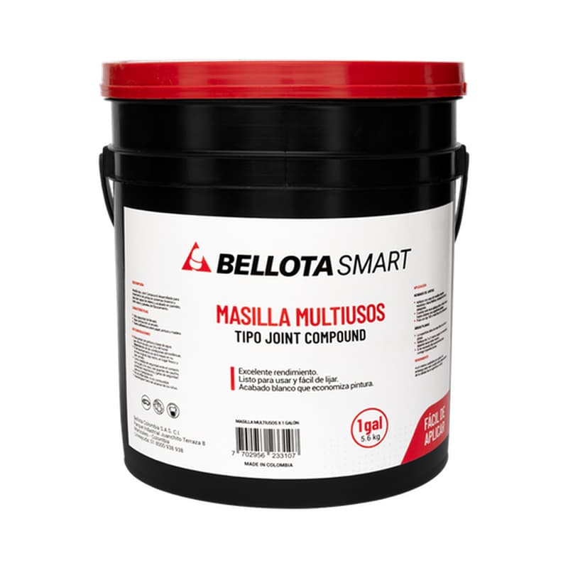 Masilla Profesional Bellota Galón para Acabados Interiores y Drywall