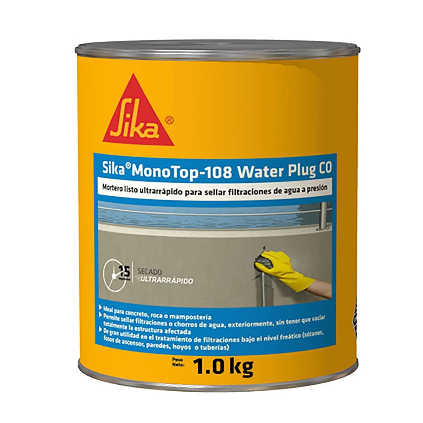 Mortero Sika MonoTop-108 Water Plug 1 kg